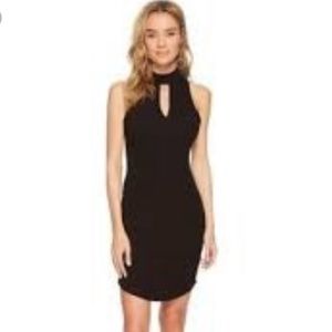 ASTR mini choker neck dress